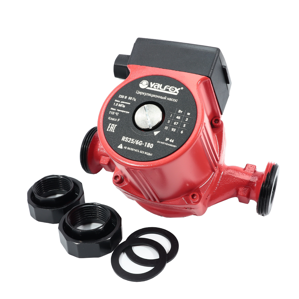 Циркуляционный насос VCP 25-60G 180мм (с гайками)