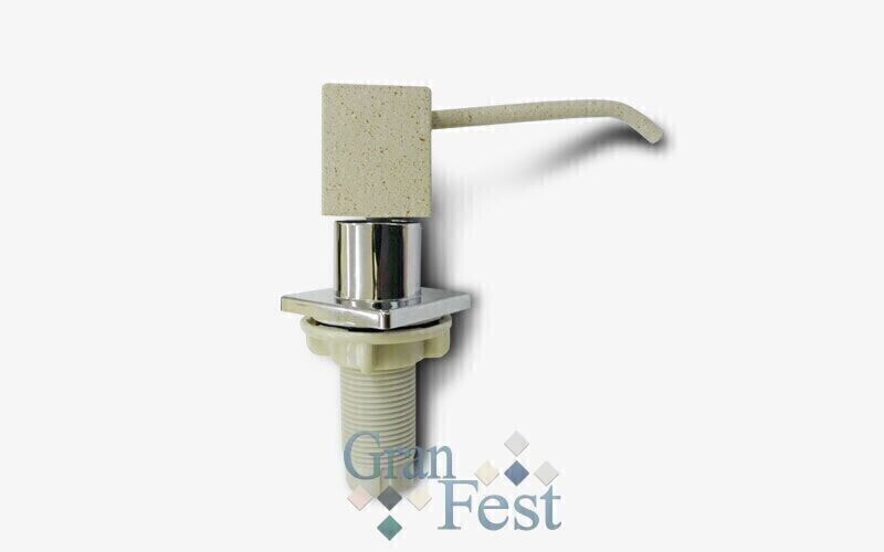 Gran Fest Дозатор GF 004"Квадрат" с колбой 250мл, песочный