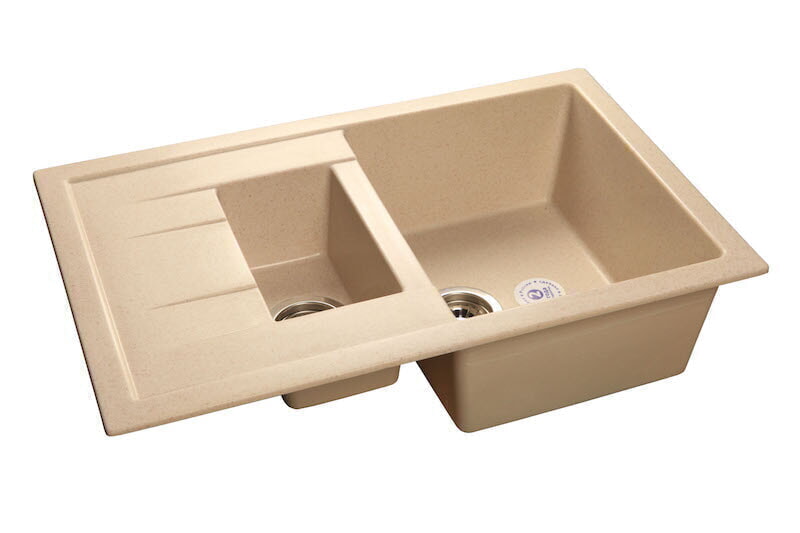 Gran Fest Мойка Quadro GF-Q775KL/F-21K Бежевый 