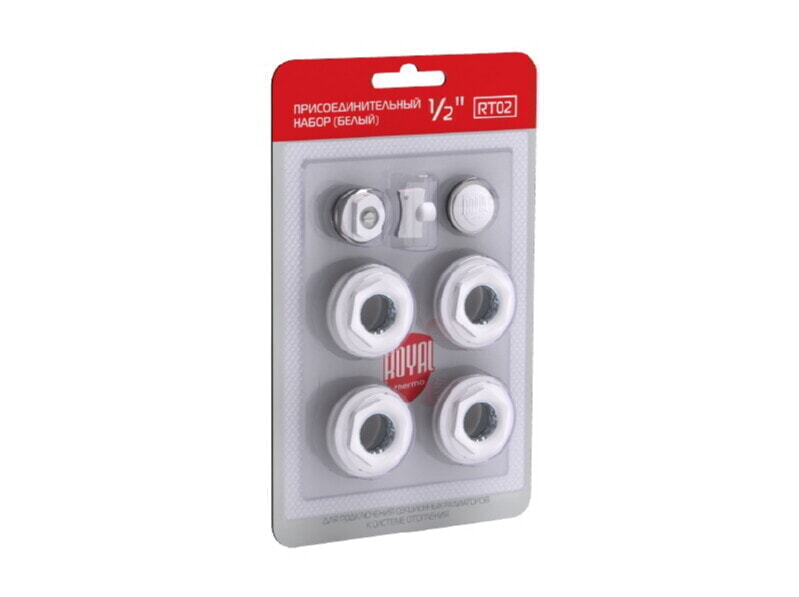 Royal Thermo Набор присоединительный Royal Thermo 1/2" серебристый