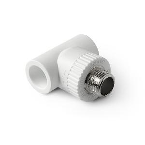 PRO AQUA Тройник комб.  НР 32-1/2" белый PA25015 