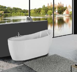 BelBagno BB301 Отдельностоящая, овальная акр. ванна. с/п BB39-OVF-CRM (-BRN, -ORO), дек.накл отдельно, 1525x800x760