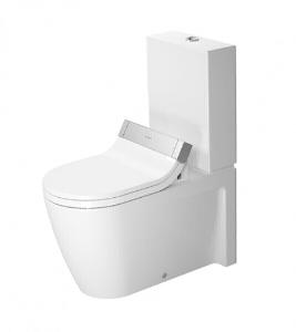 DURAVIT Starck 2 Унитаз напольный для SensoWash212909000 + Starck 2 Бачок для унитаза 0933000005
