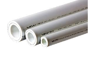 Valtec Труба PP-ALUX алюминий PN25: 25х4,2 белая VTp.700.AL25.25