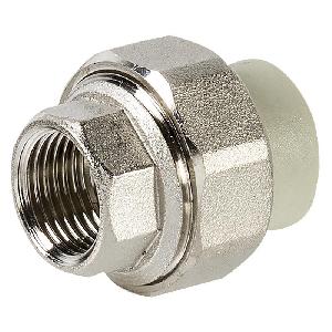 PRO AQUA Муфта комб. РАЗЪЁМНАЯ НР Grise 20-3/4"   PA21010G (13/65)