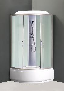 LORANTO Душевая кабина Loranto CS-6610 F, 100х100х215, высокий  поддон 40 см, стекло матовое