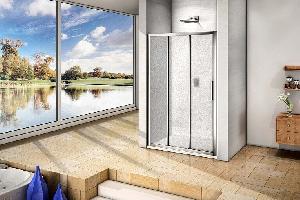 GoodDoor Orion WTW-100-G-CH  Душевое ограждение  в проем 100 см